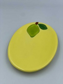 Prato oval limo siciliano e verde