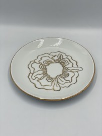 Prato Sobremesa Livia Ouro 